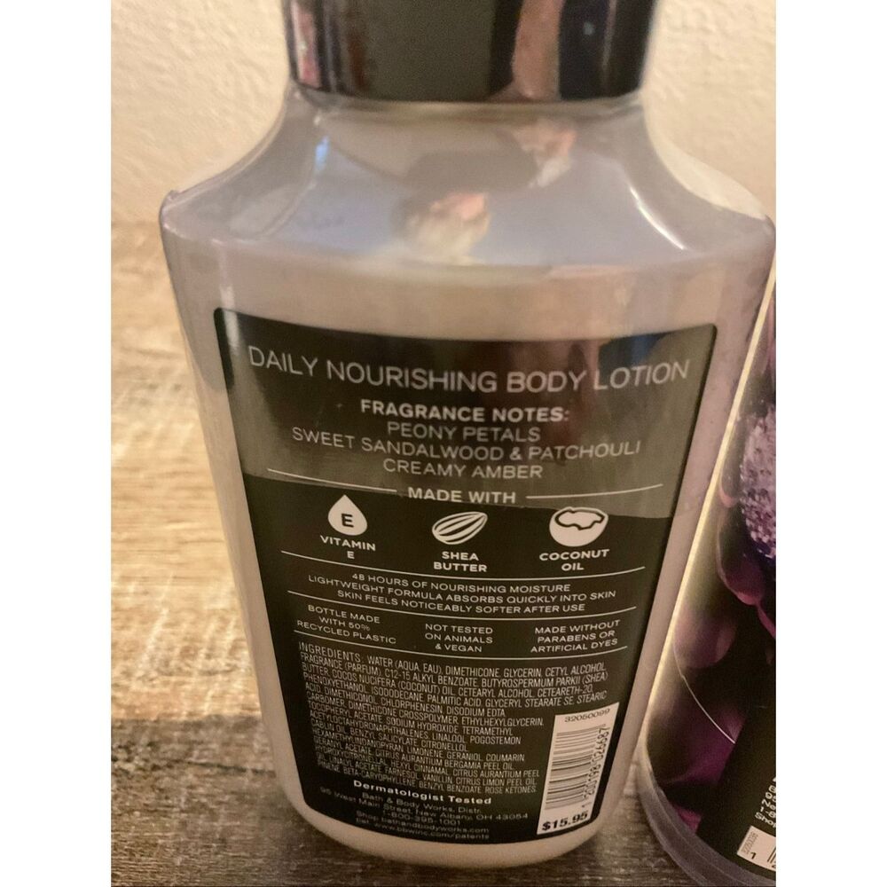 Bath and Body Works BLACK AMETHYST 4 Piece Set - Picture 2 of 5